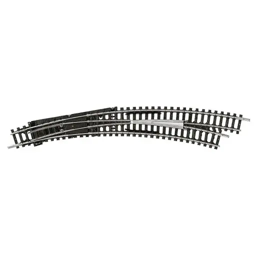 [TR14948] Aiguillage courbe droite - Minitrix 14948 - N 1/160 - code 80 - cœur polarisé - 30° - R3 / R4