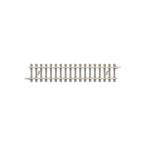 [TR14505] Rail droit traverses béton - Minitrix 14505 - N 1/160 - Code 60 - Longueur 76,3mm - 2R