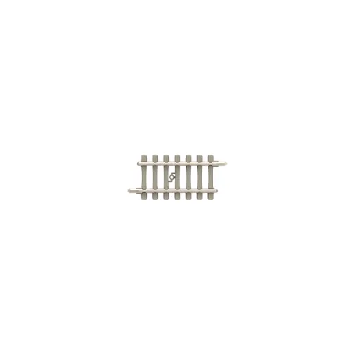 [TR14508] Rail droit traverses béton - Minitrix 14508 - N 1/160 - Code 60 - Longueur 27,9mm - 2R