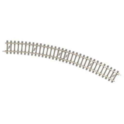 [TR14510] Rail courbe traverses béton - Minitrix 14510 - N 1/160 - Code 60 - Rayon 261,8mm - 2R
