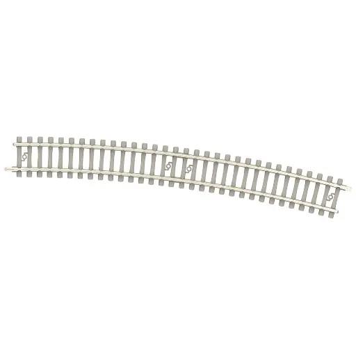 [TR14518] Rail courbe traverses béton - Minitrix 14518 - N 1/160 - Code 60 - Rayon 492,6mm - 2R