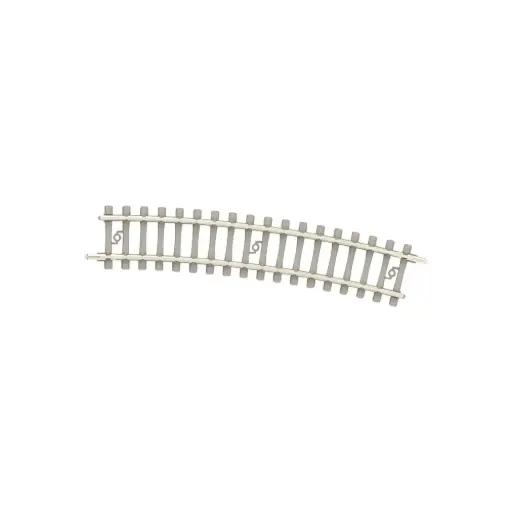 [TR14521] Rail courbe R2b 295,4 mm 15° code 60 - Minitrix 14521 - N 1/160 - 2R
