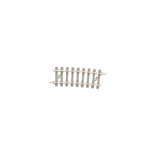 [TR14529] Rail courbe traverses béton - Minitrix 14529 - N 1/160 - Code 60 - Rayon 295,4mm - 2R