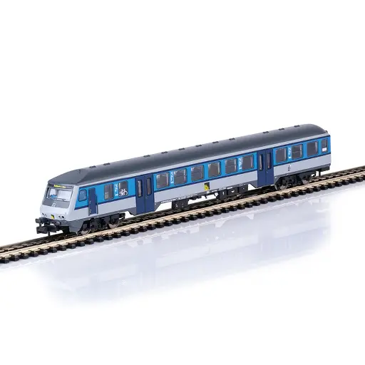 [TR18555] Voiture-pilote Bnrbdzf 480.1 - Minitrix T18555 - privée - N 1/160 - EP. VI - Analogique - 2R