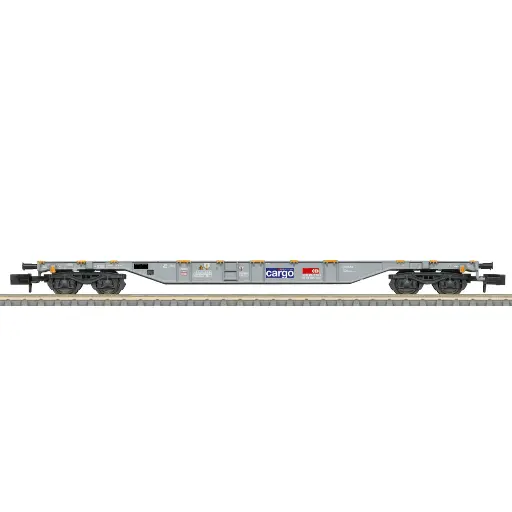[TR18600] Wagon porte-conteneurs type Sgns - Minitrix T18600 - SBB/CFF/FFS - N 1/160 - EP. VI - 2R