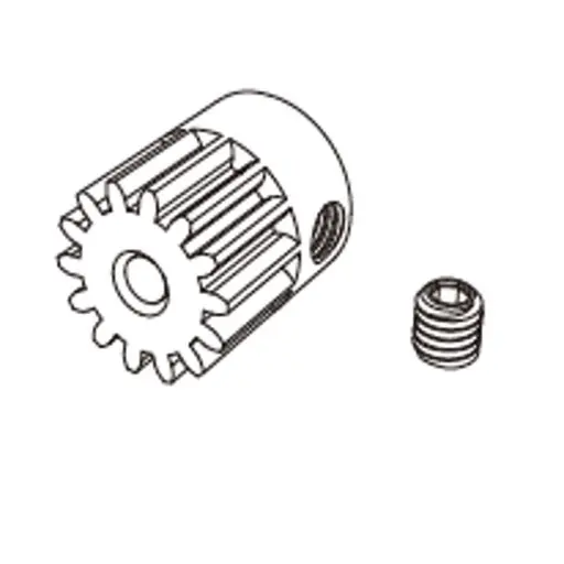 [MJX16392B] Pignon moteur pour Hyper Go - MJX 16392B - 1/14 et 1/16