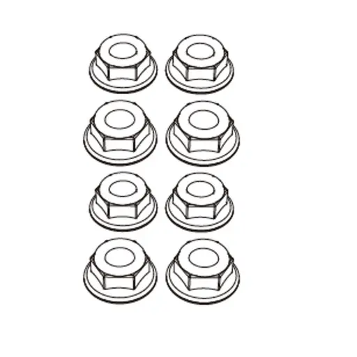 [MJXM40] Ecrou (x8) pour Hyper Go - MJX M40 - 1/14 et 1/16
