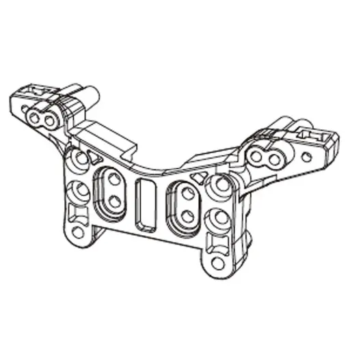 [MJX16180] Tourelle d'amortisseur arrière pour Hyper Go - MJX 16180 - 1/16