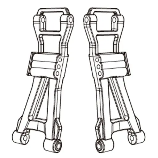 [MJX16250] Triangles de suspension arrière (x2) pour Hyper Go - MJX 16250 - 1/16