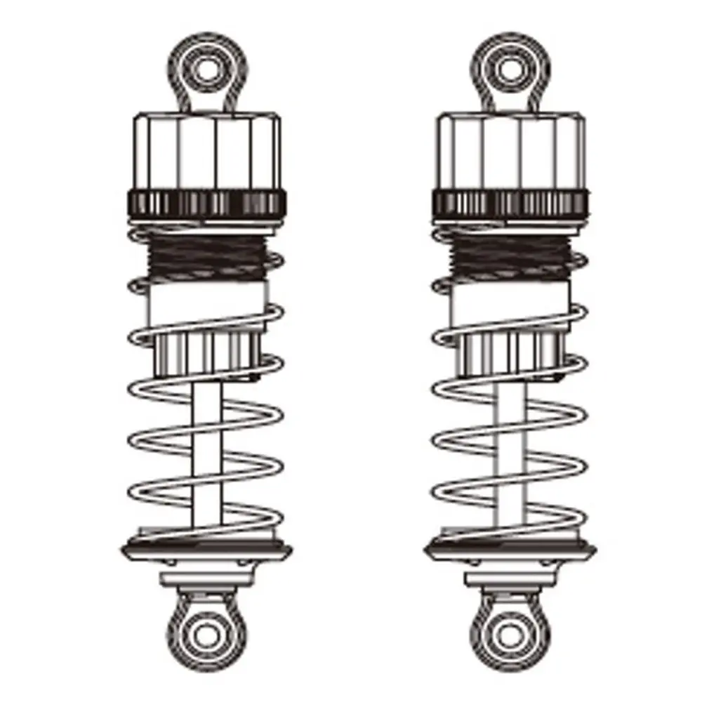 Amortisseurs hydraulique (x2) pour Hyper Go 16210 - MJX 16510R - 1/16