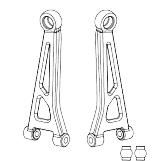 [MJX14210B] Triangles de suspension supérieurs avant (x2) pour Hyper Go - MJX 14210B - 1/14
