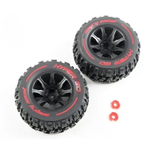 [MJX14300E1] Roues "Trenchers" (x2) pour Hyper Go - MJX 14300E1 - 1/14