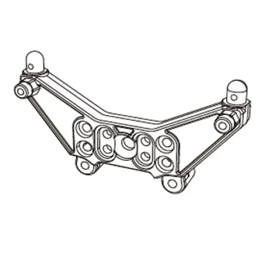 [MJX14180] Support d'amortisseur arrière pour Hyper Go - MJX 14180 - 1/14