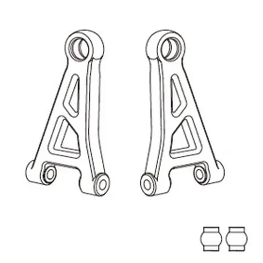 [MJX14210C] Triangles de suspension supérieurs avant (x2) pour Hyper Go - MJX 14210 - 1/14