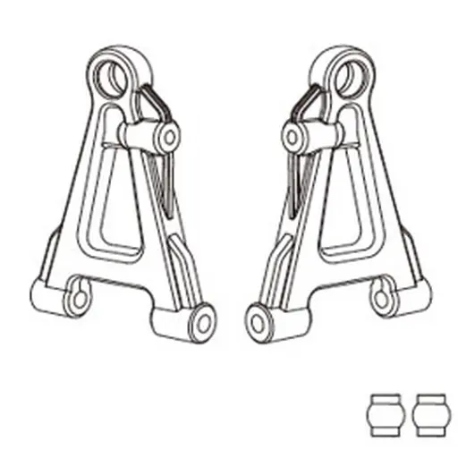 [MJX14220] Triangle de suspension inférieur avant (2x) pour Hyper Go - MJX 14220 - 1/14
