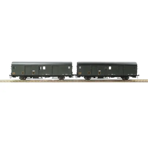 [MW30301] Lot de 2 fourgons type Dqd2m - Models world 30301 - HO 1/87 - SNCF