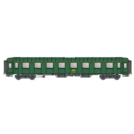 [MW40920] Voiture voyageurs OCEM RA A8, logo jaune encadré - Models World 40920 - HO 1/87 - SNCF - Ep IVa - 2R