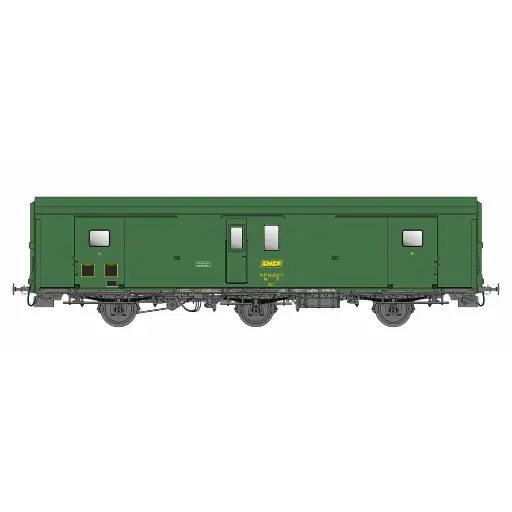[MW107] Fourgon Dd²ai PLM 3 essieux métallisé - Models World MW107 - HO 1/87 - SNCF - Ep IV - 2R