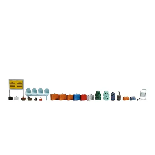 [NO14810] Accessoires de gare - Noch 14810 - HO 1/87