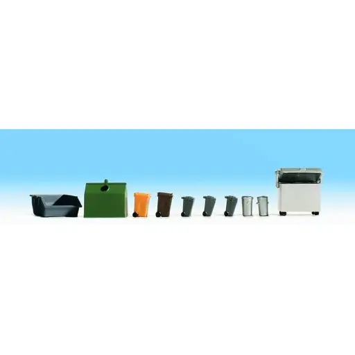 [NO14825] Poubelles - Noch 14825 - HO 1/87