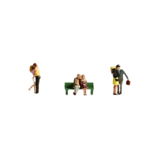 [NO15510] Lot de 3 couples d'amoureux - Noch 15510- HO 1/87