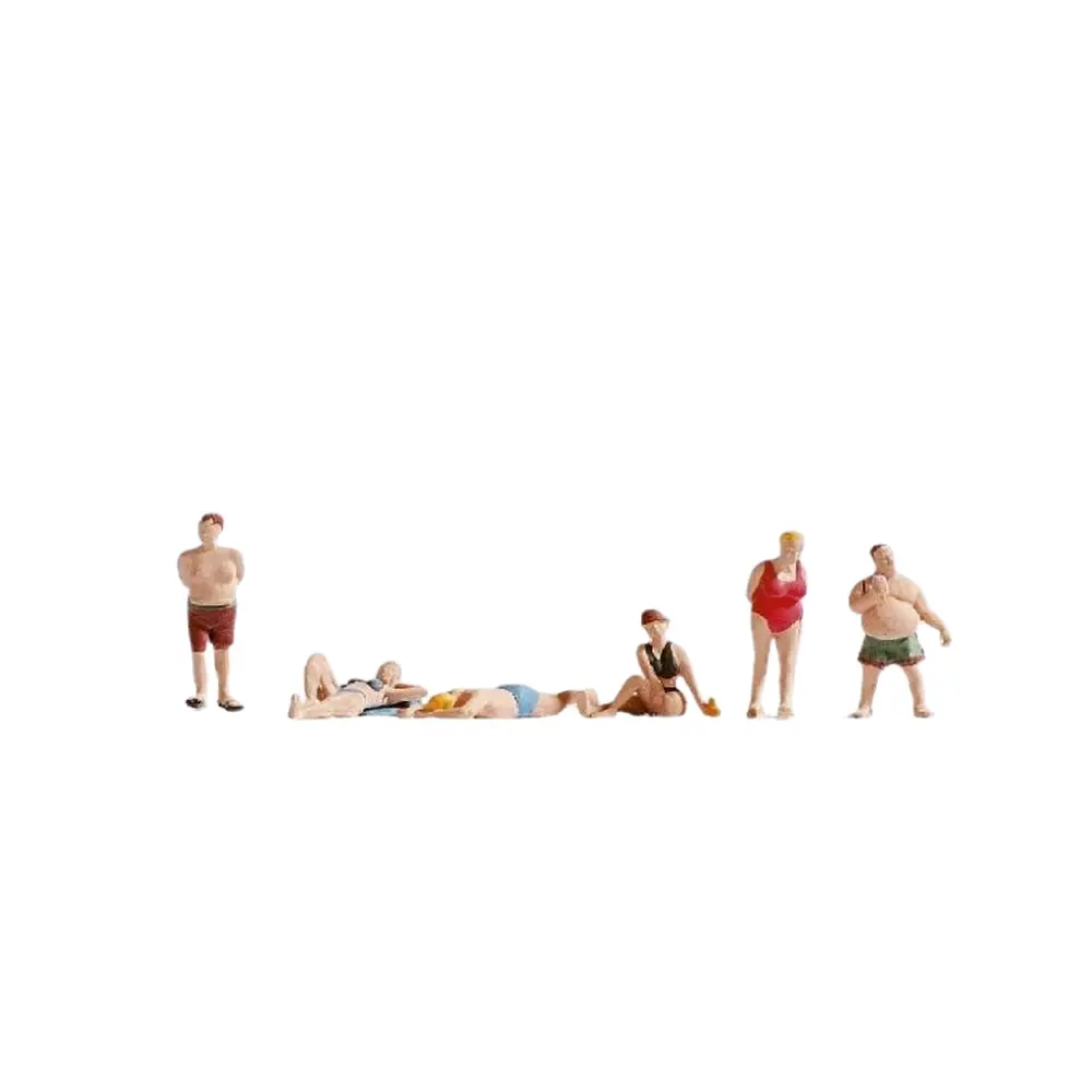 [NO15841] Lot de 6 Baigneurs - Noch 15841 - HO: 1/87