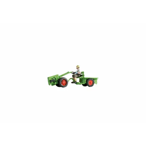 [NO16750] Personnage sur tracteur à un essieu - NOCH 16750 - HO 1/87