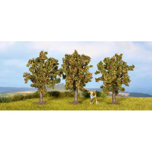 [NO25513] Pack de 3 pommiers Noch 25513 - N1/160 - Z 1/220 - Hauteur 45 mm