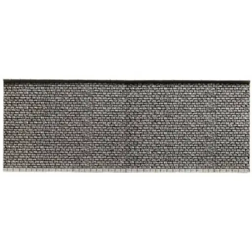 [NO34855] Mur en pierre en mousse dure / 396 X 74 mm NOCH 34855 - N 1/160