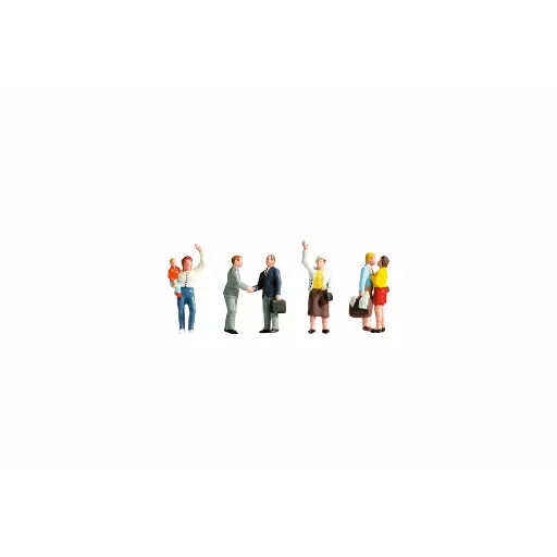 [NO36245] Lot de 7 Figurines - Au Revoir - Noch 36245 - N 1/160