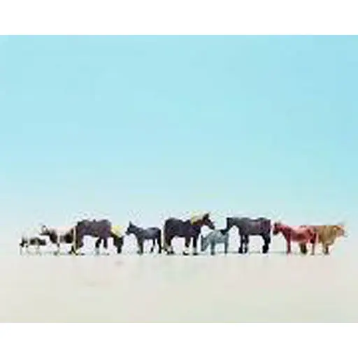 [NO36713] 9 animaux de ferme