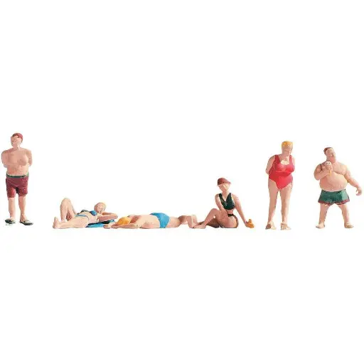 [NO36841] Lot de 6 Baigneurs - Noch 36841 - N: 1/160