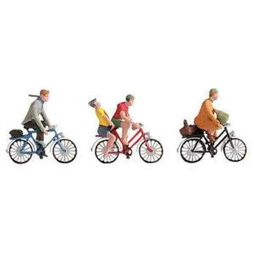 [NO36898] 4 cycliste, 3 vélos