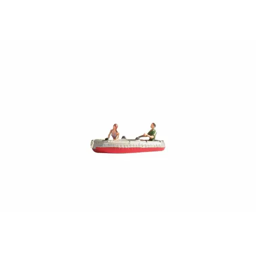 [NO37815] Bateau pneumatique avec personnages - Noch 37815 - N 1/160