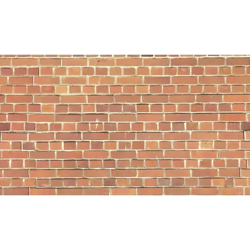 [NO57730] Plaque murale brique rouge - Noch 57730 - 64 X 15 cm - O/HO/TT