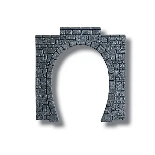 [NO60010] Portail de tunnel / 2 pièces / 11 X 11 cm - Noch 60010 - HO 1/87
