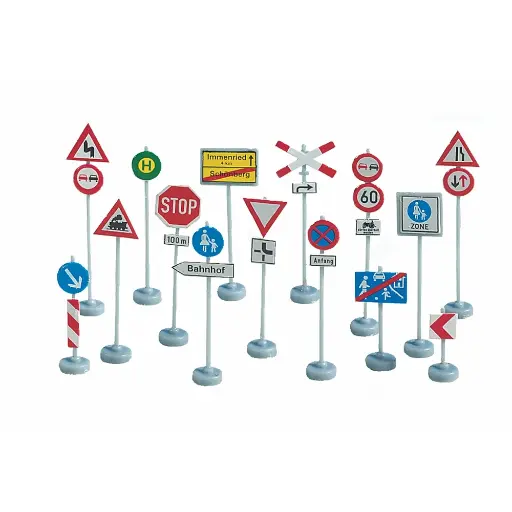 [NO60521] Panneaux de signalisation - Noch 60521 - HO 1/87