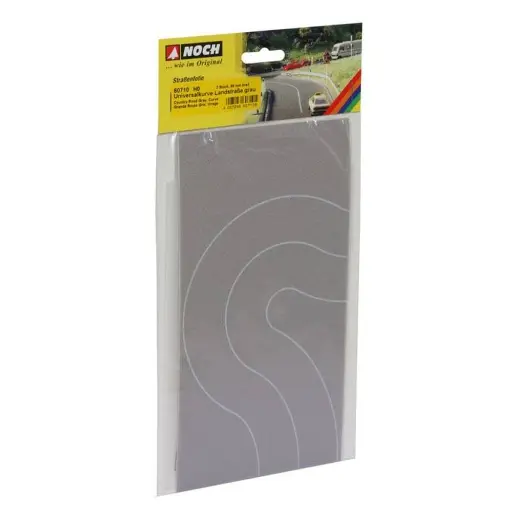 [NO60710] Route universal courbe grise / 2 pièces / 66 mm de large