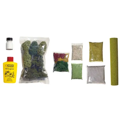 [NO60800] Kit de démarrage d'aménagement paysager - NOCH 60800 - H0, TT et N.