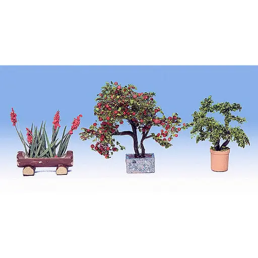 [NO14020] Fleurs d'ornements en bacs