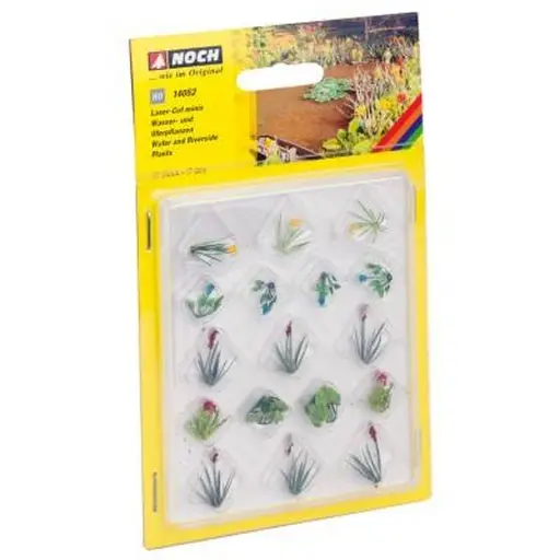 [NO14052] Plantes aquatiques et de berges - Noch 14052 - HO 1/87 - 17 pièces