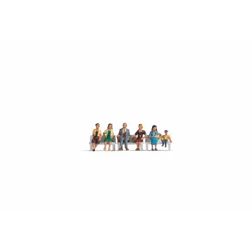 [NO15533] 6 personnes assises - Noch 15533 - HO 1/87