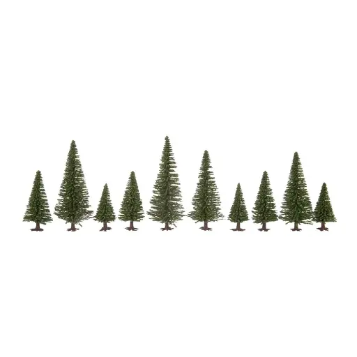 [NO26831] 50 sapins - Noch 26831 - HO - TT - 5 à 14 cm - 50 pièces