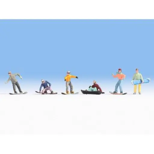 [NO15826] Snowboarders - Noch 15826 - HO 1/87