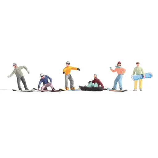 [NO15826] Snowboarders - Noch 15826 - HO 1/87