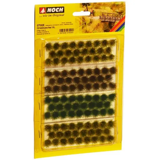 [NO07005] Lot de 104 touffes d'herbes XL - Noch 07005 - HO 1/87