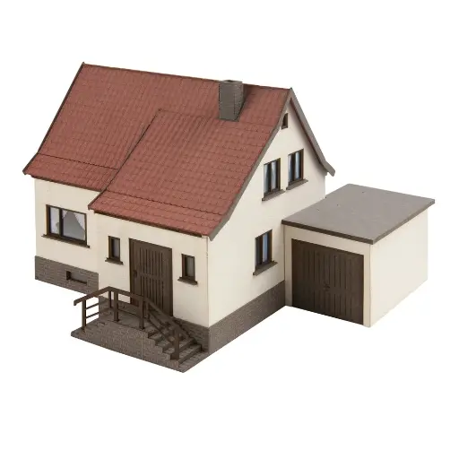 [NO66606] Maison de lotissement, garage - NOCH 66606 - HO 1/87 - 132x126x95 mm