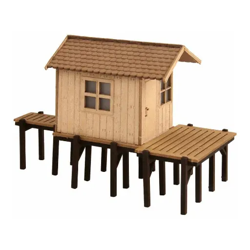 [NO14262] Une cabane de pêche NOCH 14262 - HO 1/87 - 80x37x54 mm