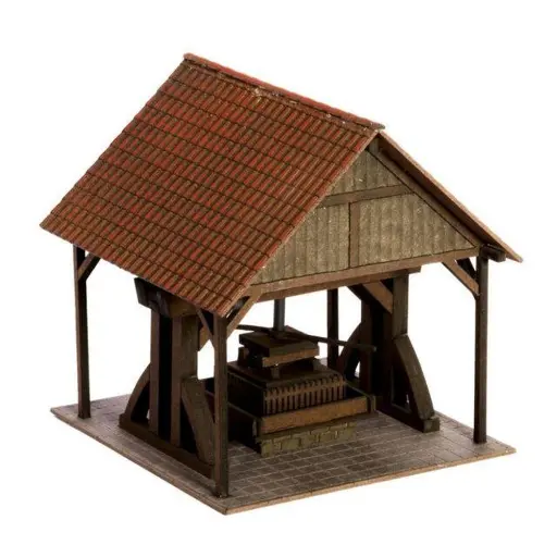 [NO14370] Pressoir à vin - LaserCut - NOCH 14370 - HO 1/87 - 62x60x63mm