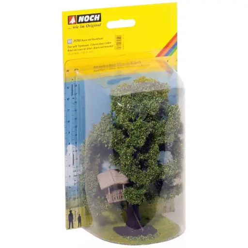 [NO21765] Arbre avec cabane accrochée - NOCH 21765 - HO 1/87 - hauteur 150 mm